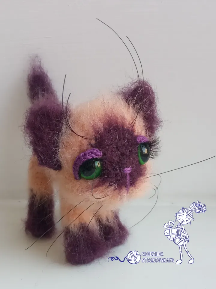 TUTORIAL: CUTE KITTEN crochet pattern*