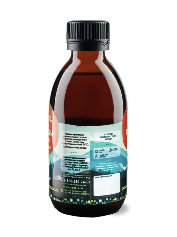 Reishi mushroom extract, 200 ml