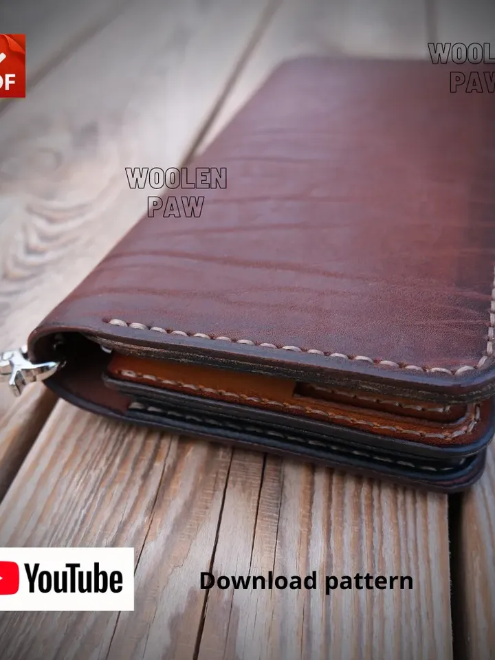 PDF pattern to make a Big Wallet. PW6