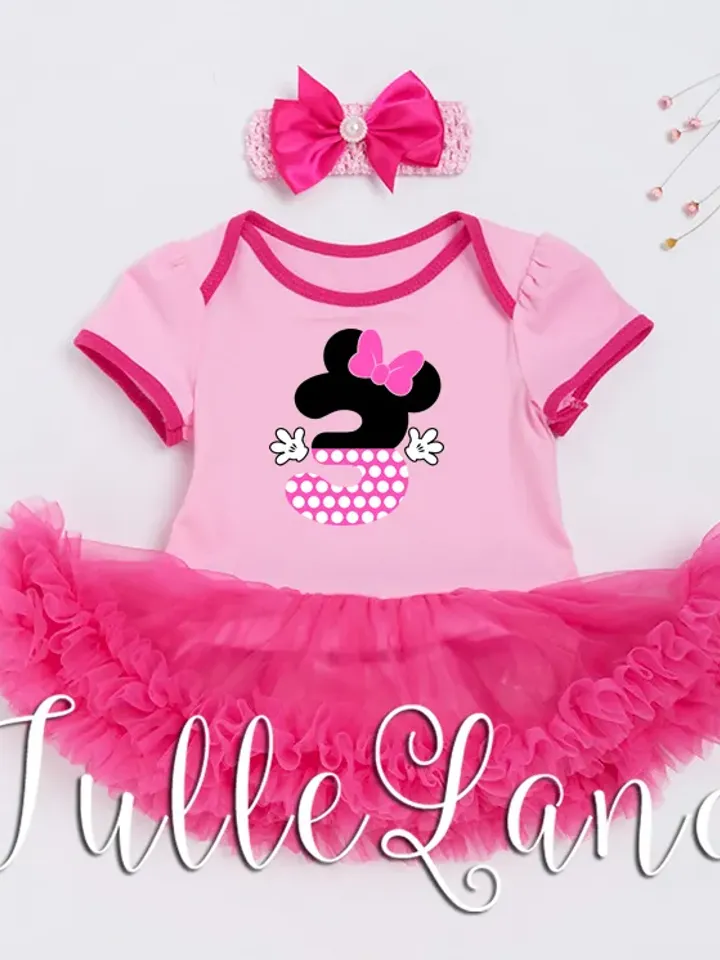 Mouse Number Three mouse Birthday Oh Toodles Girls number Three digital design Cricut svg dxf eps png ipg pdf cut file