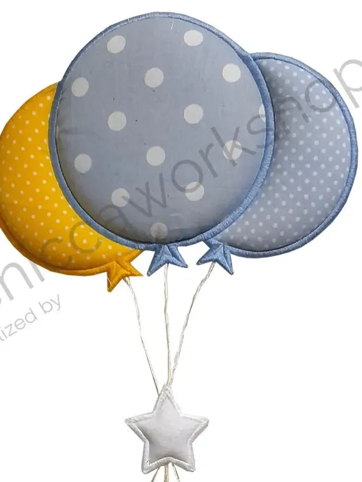 ITH Ghirlanda Palloncini - Ricamo a macchina con tutorial