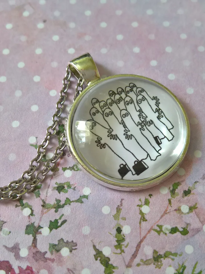 Hattifatteners pendant Moomin necklace