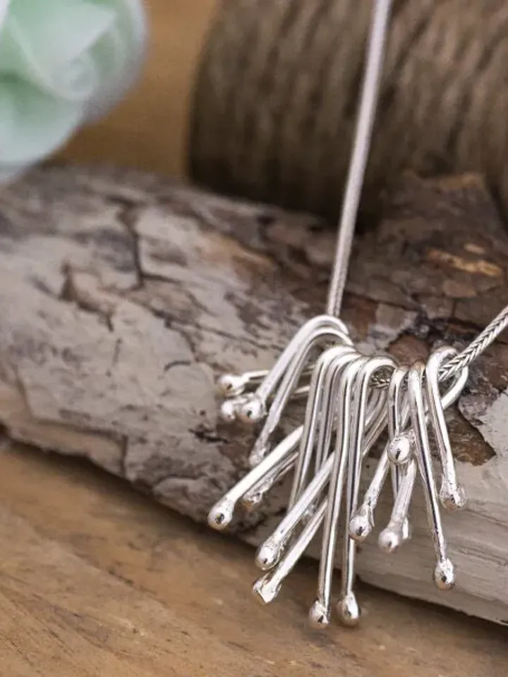 Sterling Silver Raindrops Necklace