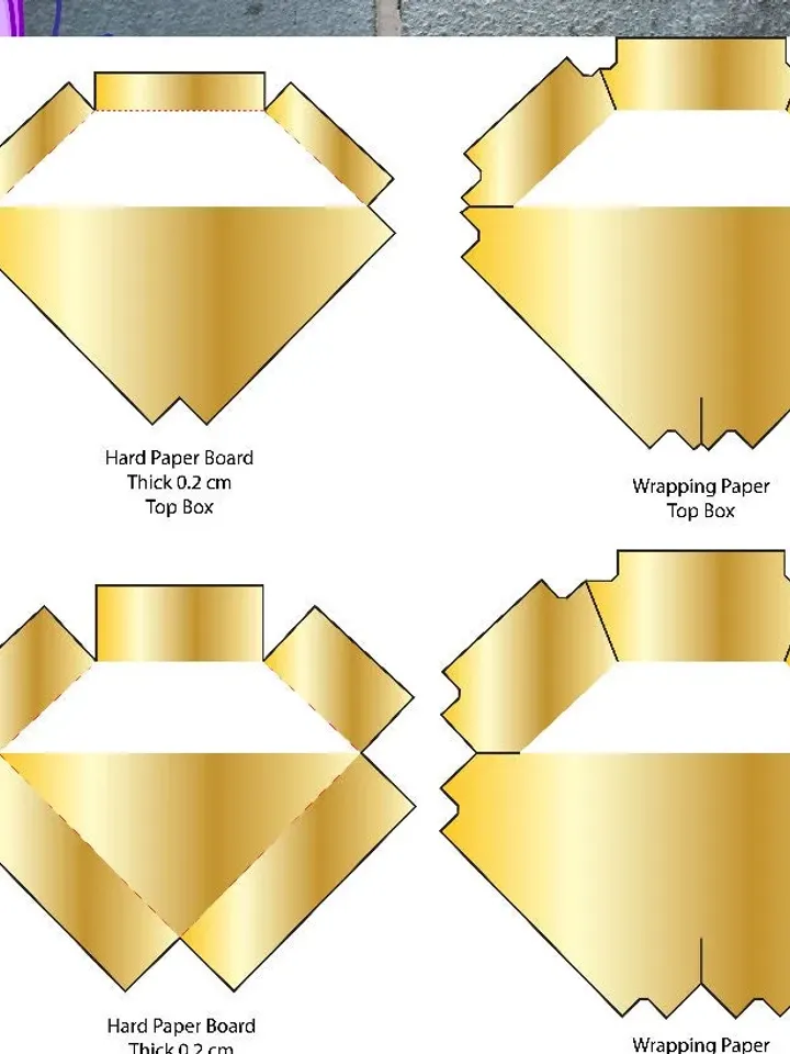 Box template Gift box SVG Party Favour Box Cricut Box PDF printable pattern Instant download box gift package paper pattern