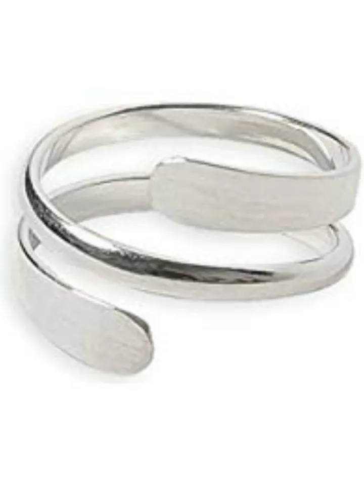 Thumb Ring, Sterling Silver Thumb Ring, Toe Ring, Coil, Bypass, Polished 925, Thumb Ring for Women, Size 2 -12 #thumbringforwomen #thumbring