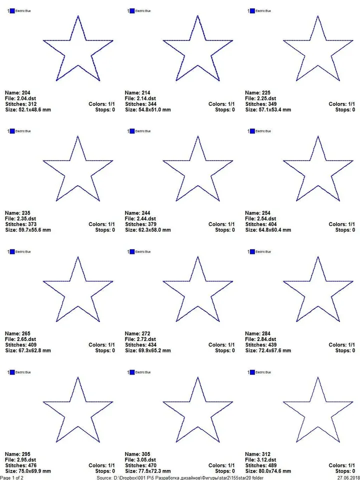 Star Machine embroidery design Star contour Star embroidery design outline Star Design Embroidery star Digital design Mini embroidery