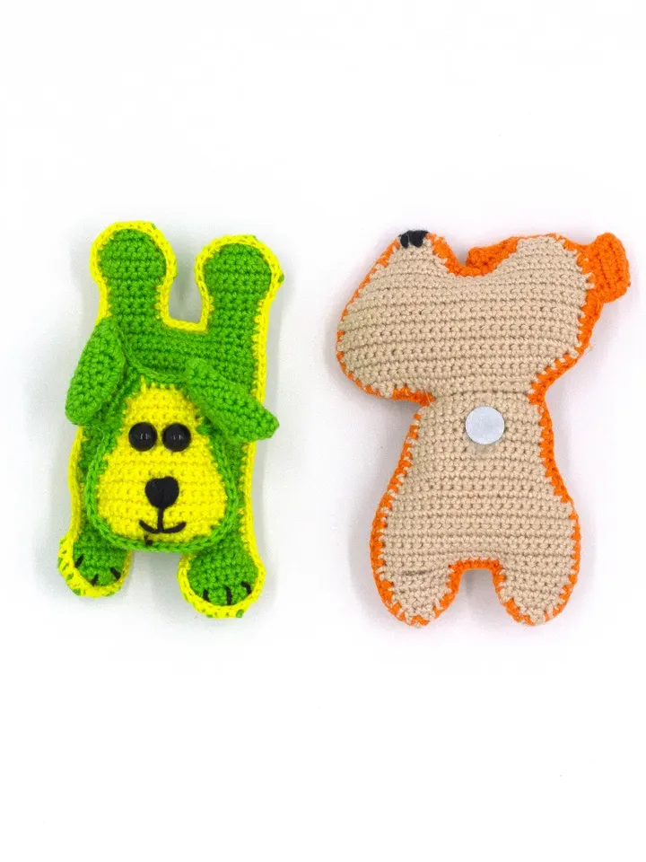 Dog magnets, set of 2 fridge magnets, dog lover gifts, gift for dog owner, dog walker, dog sitter, dog mom, dog dad gift