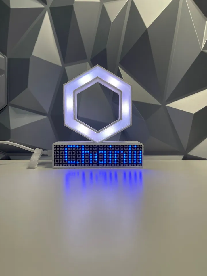 CHAINLINK Crypto Coin Price Ticker Display