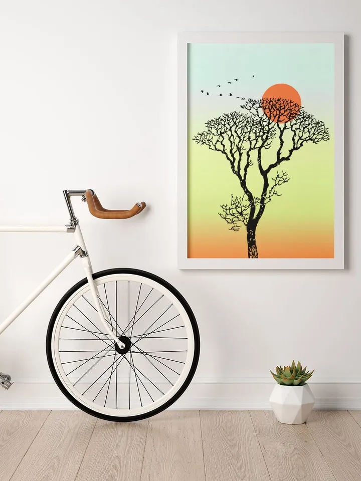 Tree Art Canvas, Large Canvas Art, Tree Wall Art