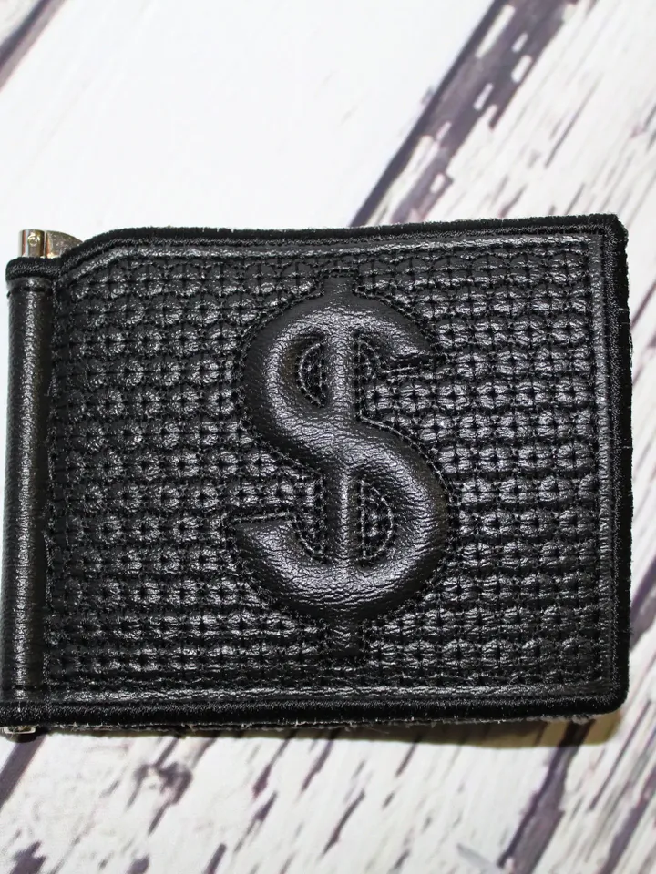 money clip Embroidery Design dollar embroidery purse machine embroidery design Case ITH wallet Embroidery Design File Instant Download