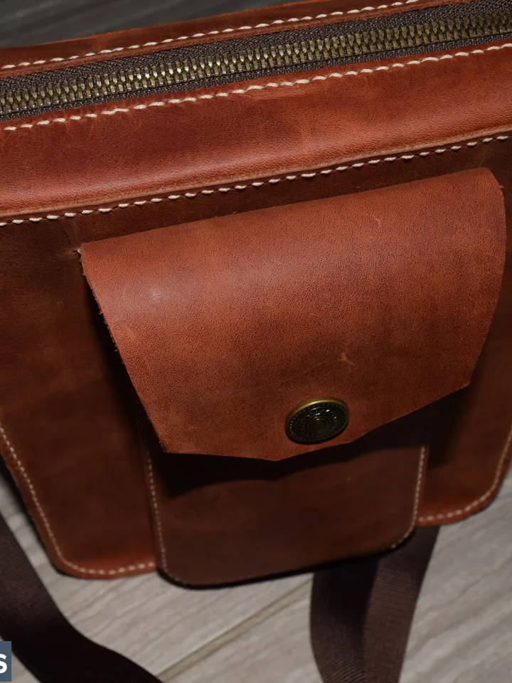 Leather Pattern BAG - Messenger Bag PDF - DIY - Leather bag - Template Leather bag
