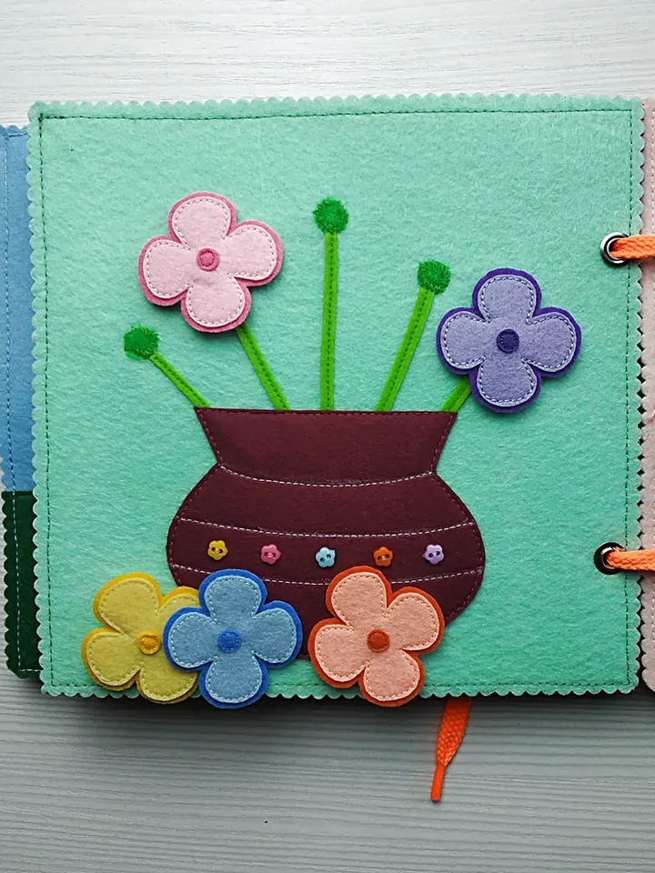 Quiet book toddler, Montessori quiet busy book, Sensory baby toy, Travel activity toy, Animals quiet book dollhouse