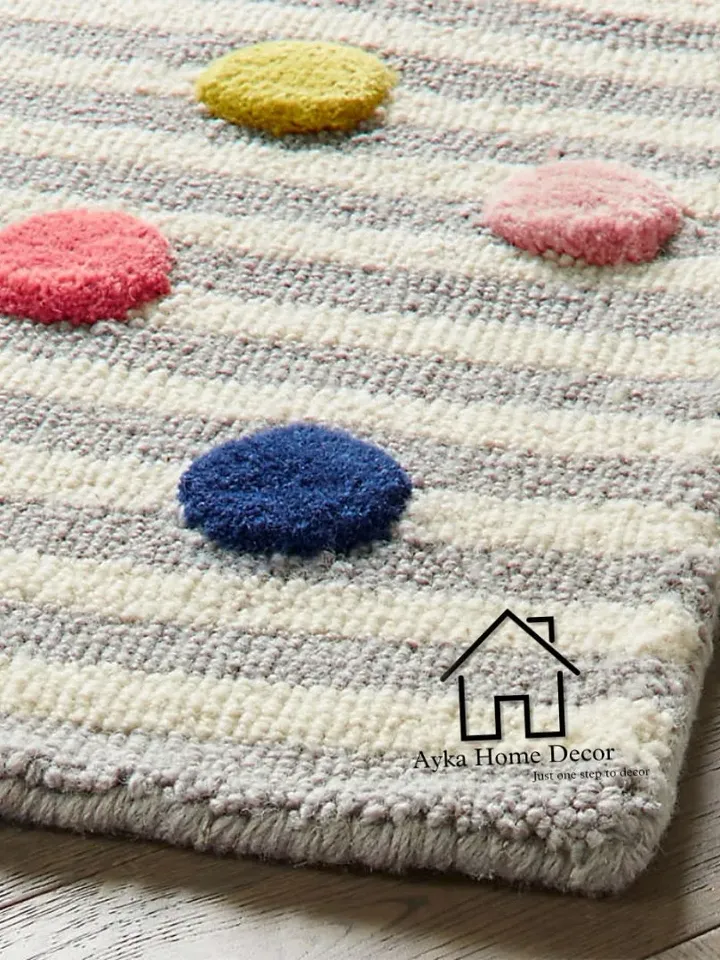 Ayka KIDO Woolen Area Rug For Hall Kitchen Living Room Bed Room Bath Room Dining Room Kids Room Carpet / Kids Rugs / Christmas Gift