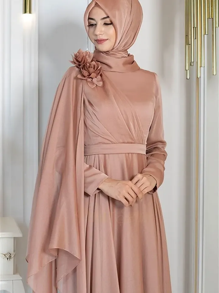 AHUNARE HIJAB - Wedding Dress, Muslim Evening Gown, Nikah, Islamic Wedding, Engagement, Bridesmaid