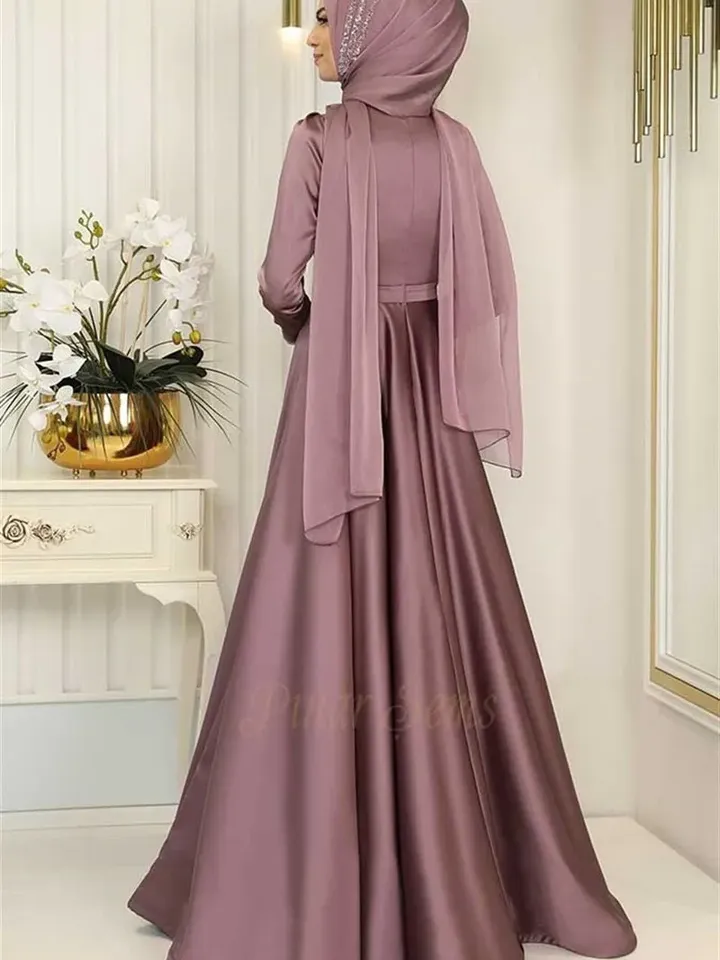 AHUNARE HIJAB - Wedding Dress, Muslim Evening Gown, Nikah, Islamic Wedding, Engagement, Bridesmaid