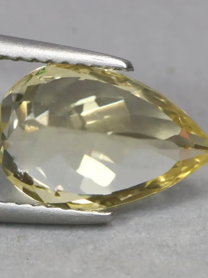 3.65 CT Eye-Catching Fire Unheated 100% Natural Golden Yellow Beryl From Brazil