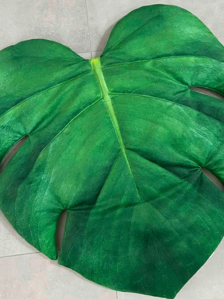 Monstera Leaf floor mat / leaf baby play mat / pet mat / monstera rug / Blattspielmatte / baby nursery play mat