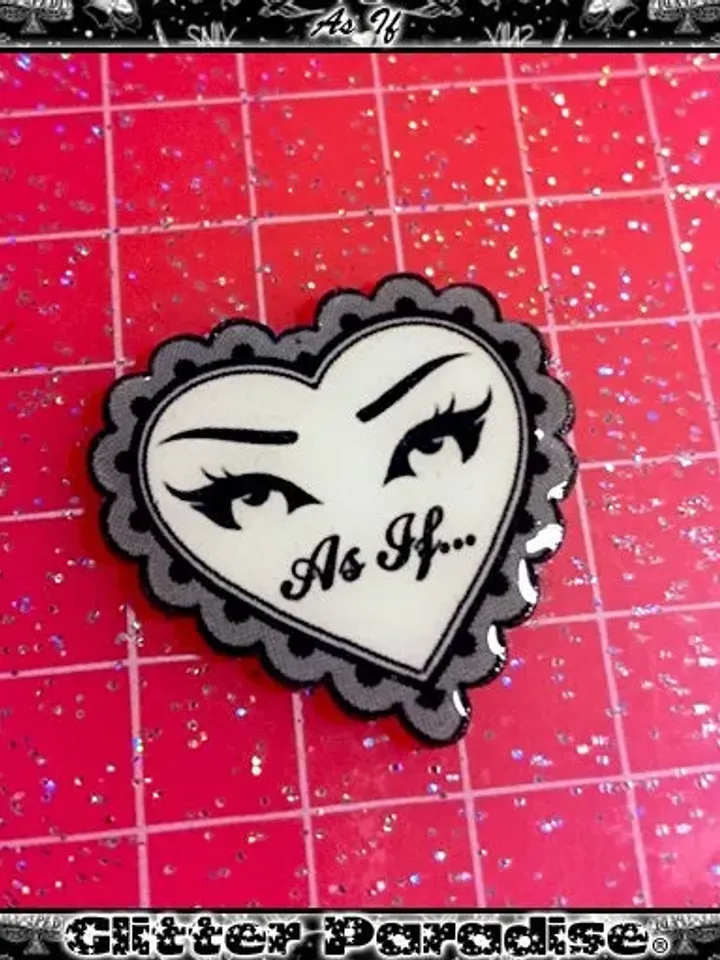 As If... - Pin - Whatever Forever - Feminism - Feminist - Girl Boss - We Can Do It - Empower - The Future is Female - Glitter Paradise®