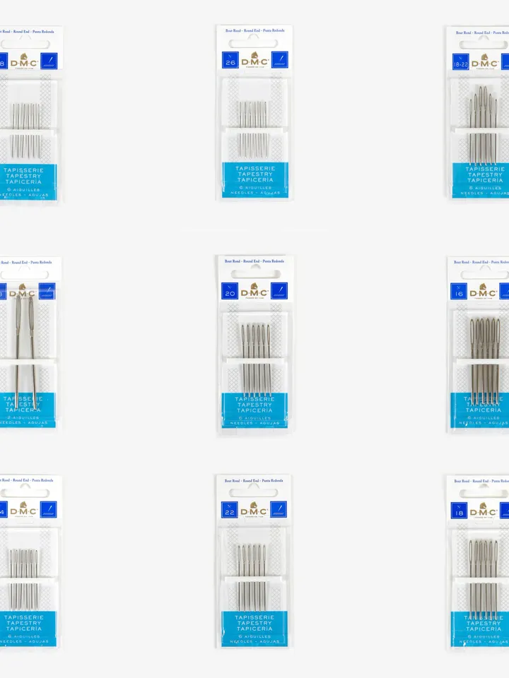 All Types of Needles DMC Cross Stitch Needles,Embroidery Needles, Needlepoint Needle,Tapestry Needles, Pack Needles etc