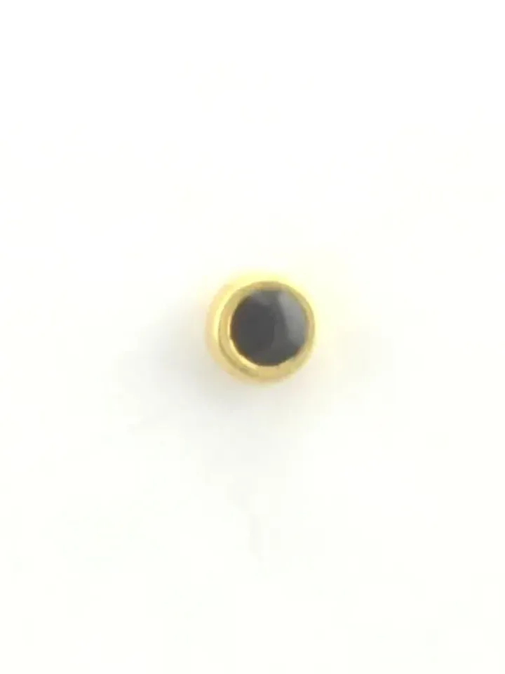 Dainty Turquoise Round Studs, Gold Open Circle Ear Jackets Minimal Opal Onix Ear Stud Cool Double Sided Geometric Front Back Jacket Earrings
