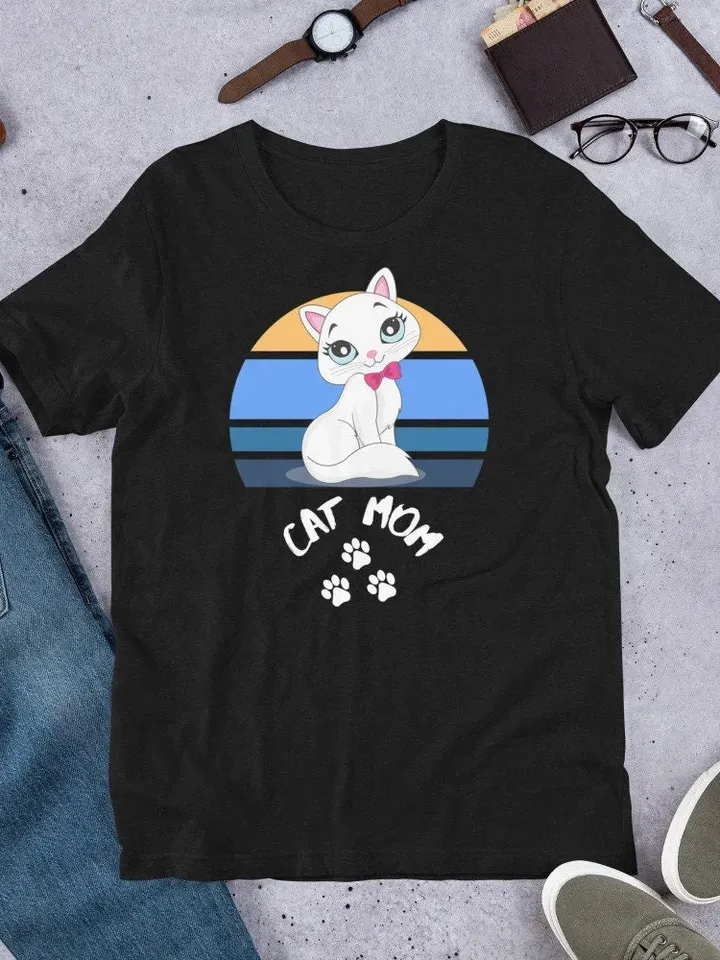 Mom Gift t-shirt, Cat Mom shirt, women's t-shirt