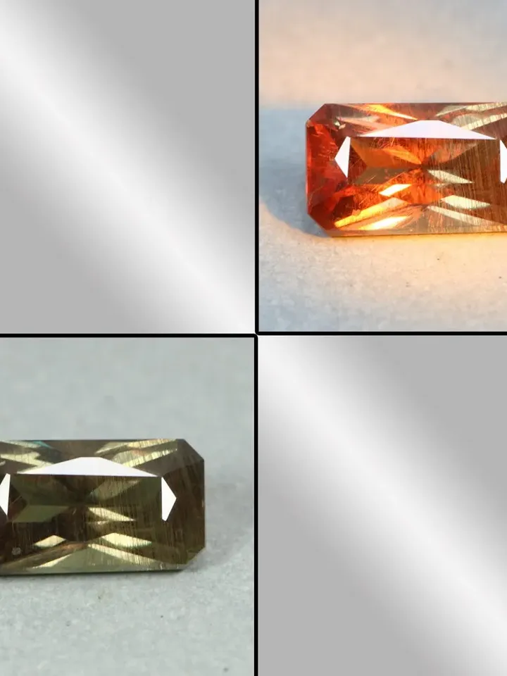 1.15 CT Stunning ! Very Rare Unheated 100% Natural Color Change Garnet Tanzania