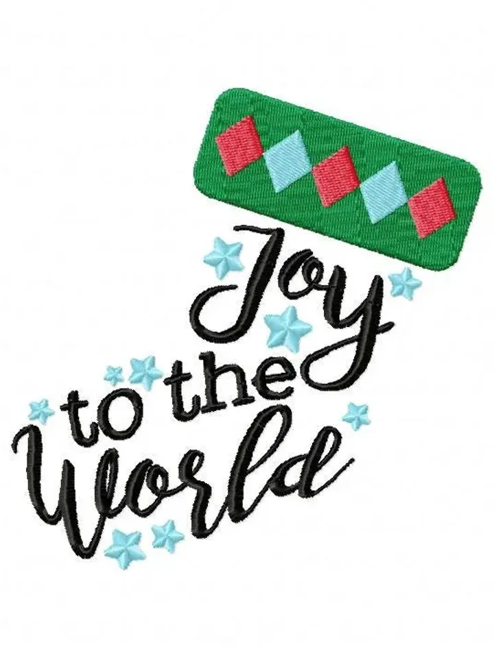 50% off,Joy to the World Design Degital Design Embrodery Design AppliqueDesign