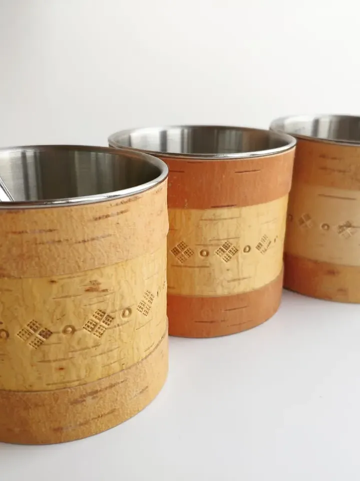 Birch bark mug, Coffee Mug