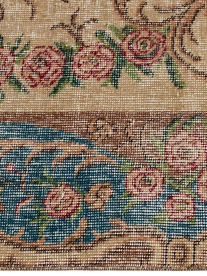 Turkish Rug, Natural Turkish Rug, Boho carpet, Oushak carpet, Home decor, Bohemian Kilim, 143x240 cm , 4,7x7,8 ft