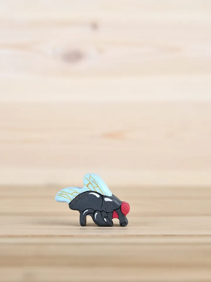 Toy fly figurine Miniature insect