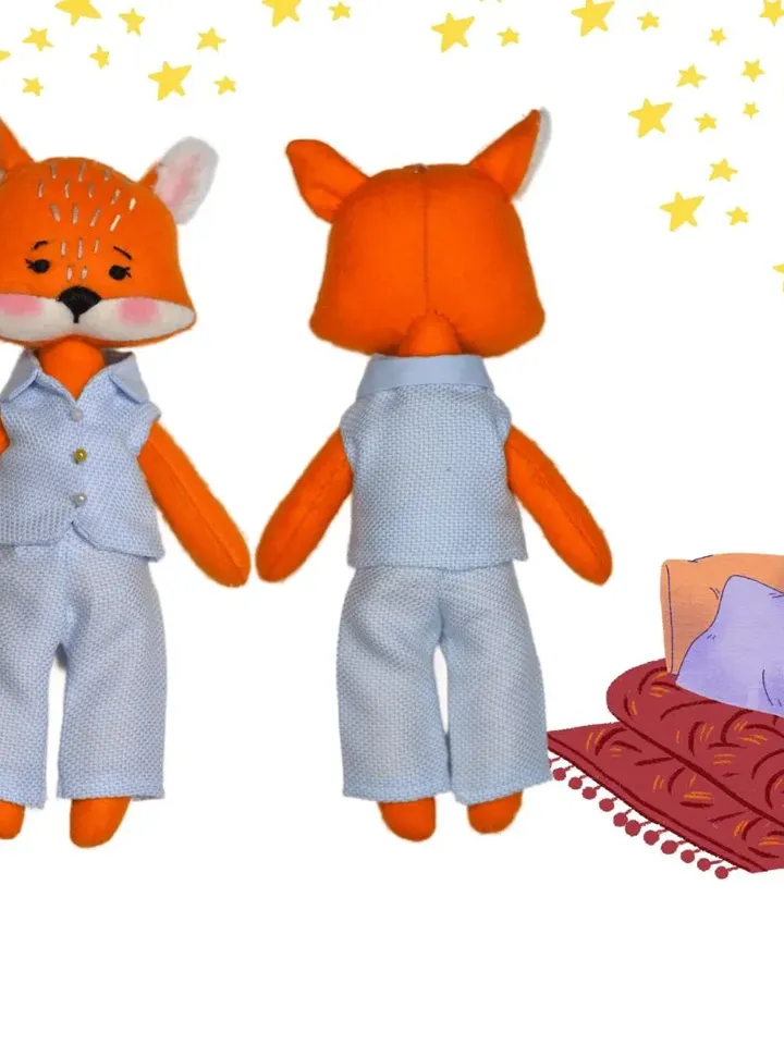 Patterns of a Fox Doll and a set of clothes for her. Bundle offer / Easy to follow photo instructions