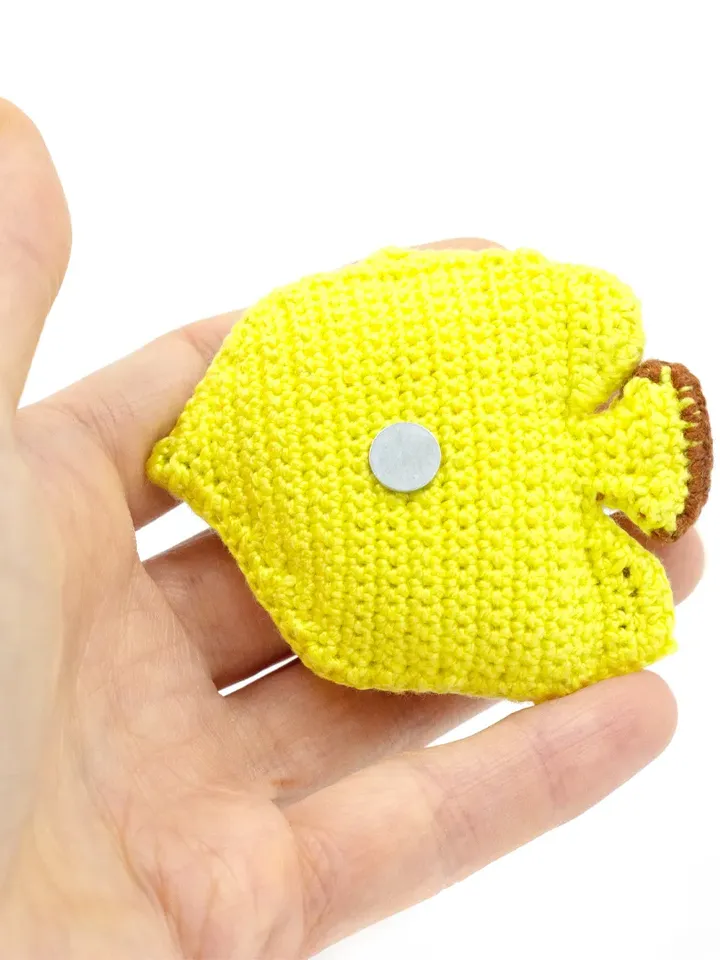 Fish magnet kitchen decor, magnetic board accessory, gift for children, fish lover gift kitchen magnet organic toy ocean