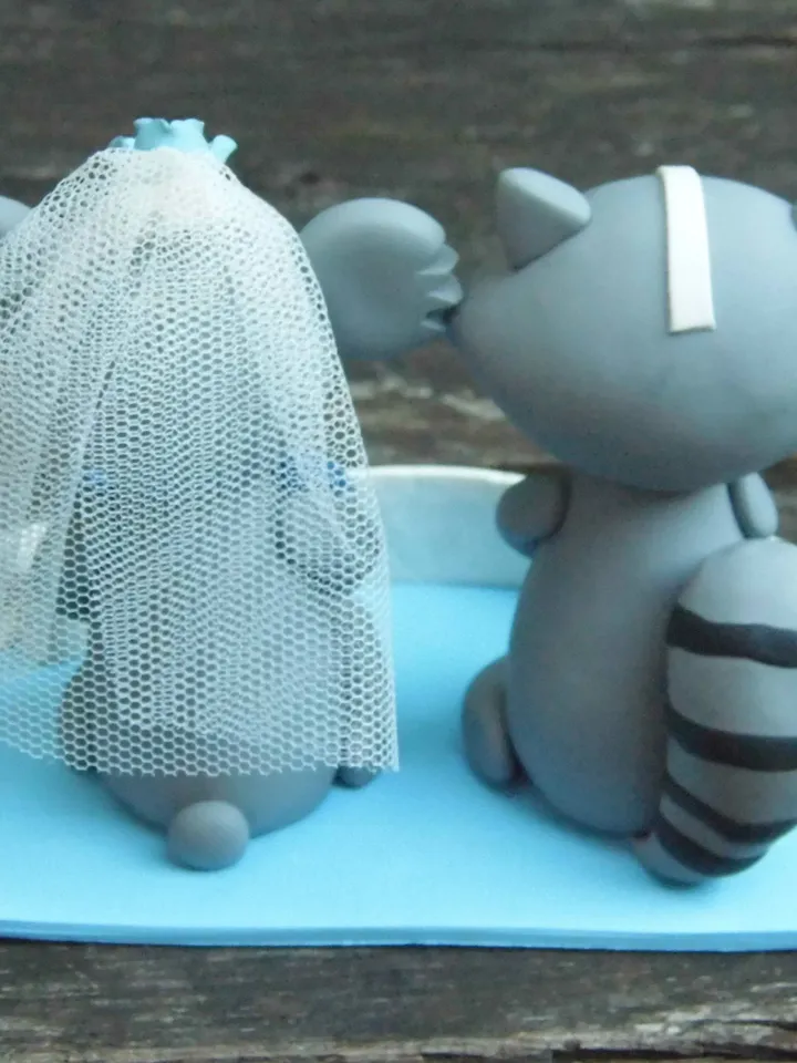 Unique Wedding Gift From Friends, Keepsake Wedding Animal Figurines, Personalized Animal Figurines, Wedding Gift For Couple, Funny Animal