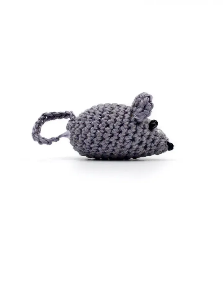 Crochet mouse pattern, miniature mouse, amigurumi mouse pattern pdf, micro amigurumi, miniature animals crochet tutorial