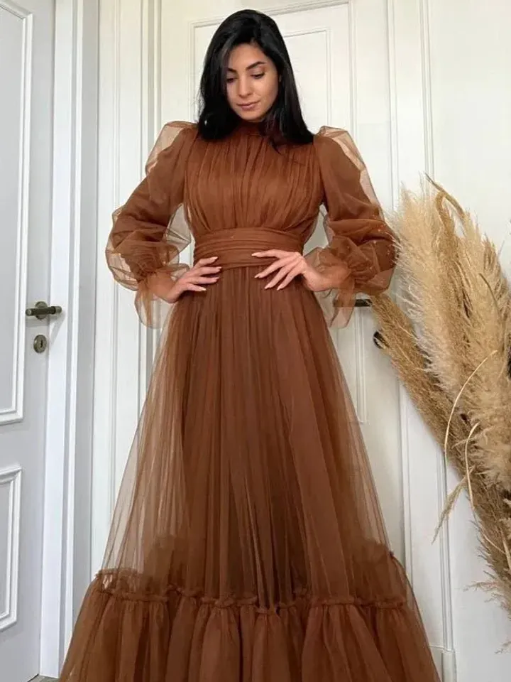 AHUNARE HIJAB - Wedding Dress, Muslim Evening Gown, Nikah, Islamic Wedding, Engagement, Bridesmaid