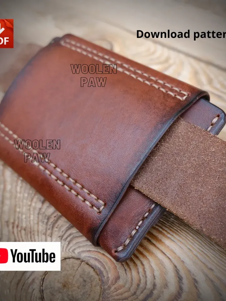PDF download Pattern to make a Belt wallet ! EDC15