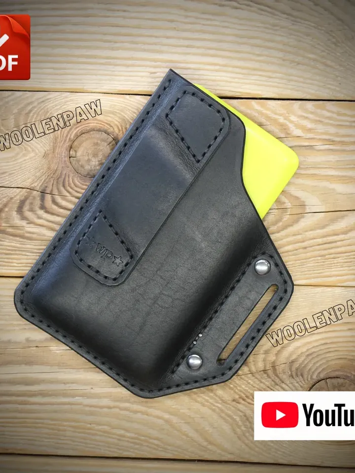 Leather pattern - Belt Phone case(BPC-Frend) / Suitable for iPhone 8 Plus, iPhone-X, iPhone 11, iPhone 11 Pro Max
