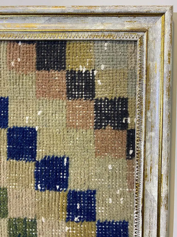 Vintage wall kilim art, unique hand-woven woolen kilim on the wall, home decor , 50x70 cm