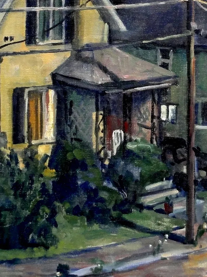Large Original Night Scene Landscape Painting - Summer Nocturne - 24x30 Oil on Linen, Plein Air Impressionist Fine Art, Signed Original