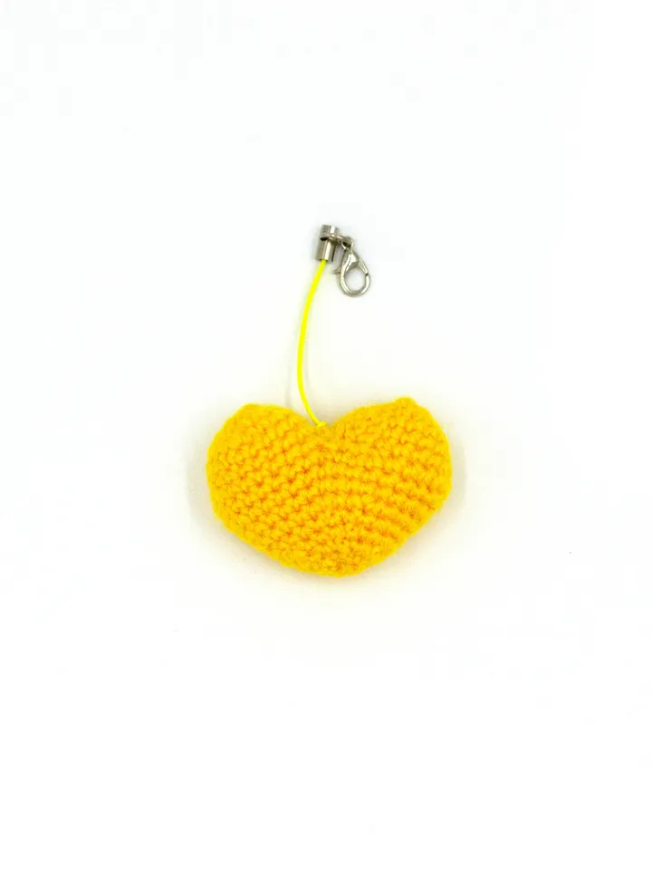 Heart keychain, tiny heart, heart small gift, Valentines gift, love heart sweetheart, moving or welcome gift