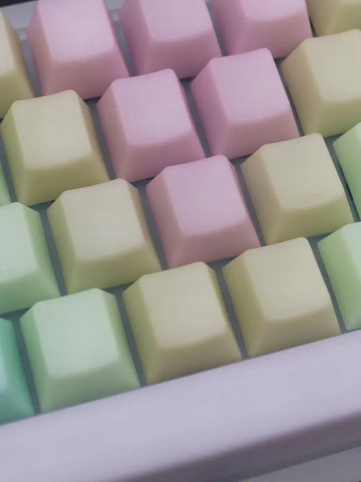 Jelly POM Keycaps Rainbow Keycaps keyboard keycap pom keycap jelly keycap