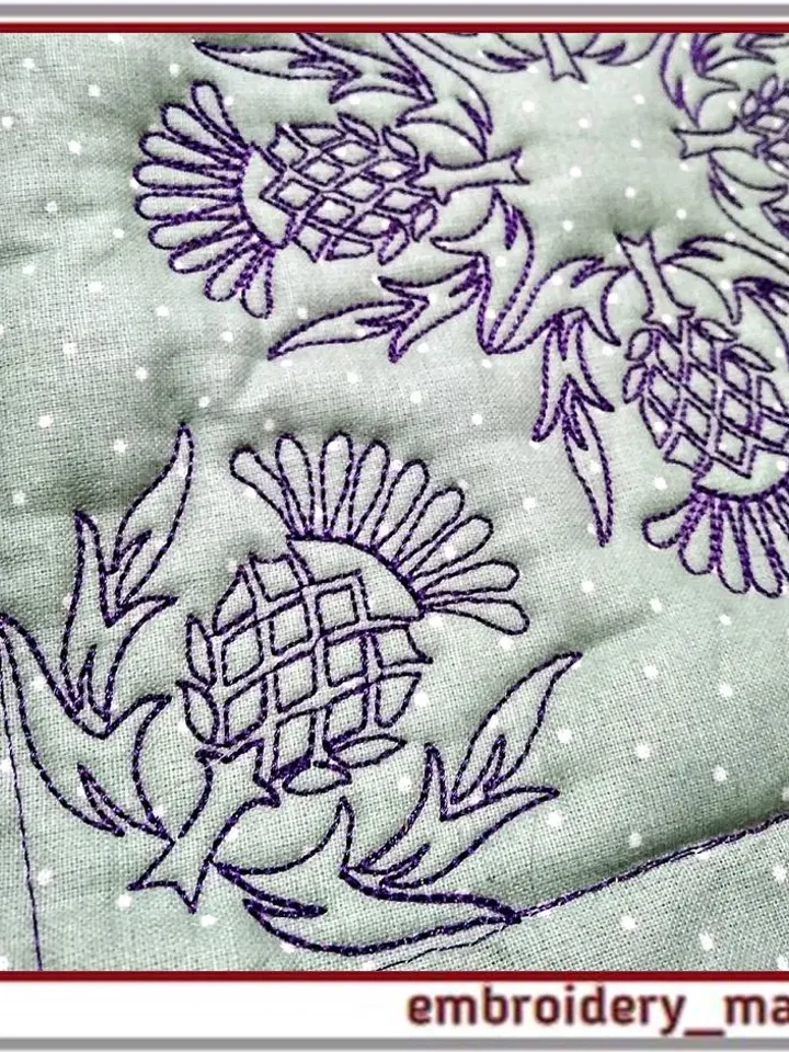 Quilt block 7 machine embroidery designs Instant download