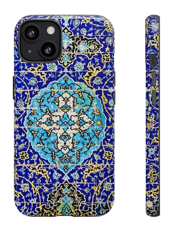 Persian Tile Tough Phone Cases | Persian Art iPhone Samsung Case Cover