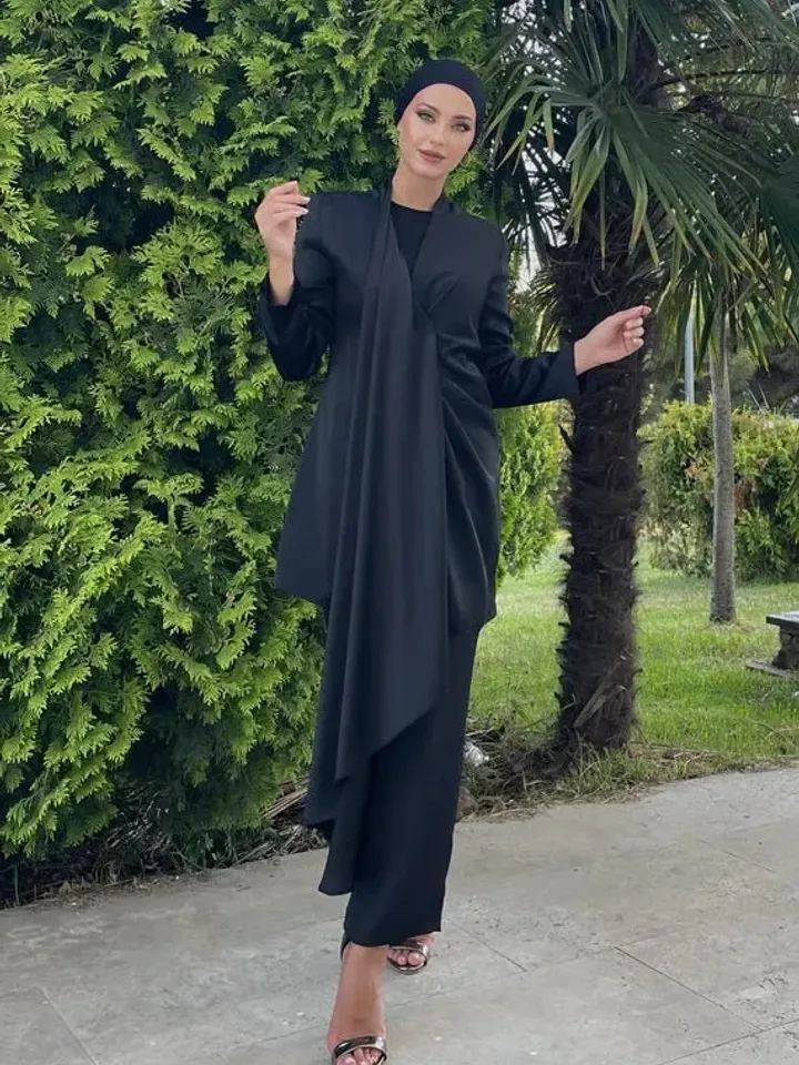 AHUNARE HIJAB - Wedding Dress, Muslim Evening Gown, Nikah, Islamic Wedding, Engagement, Bridesmaid,