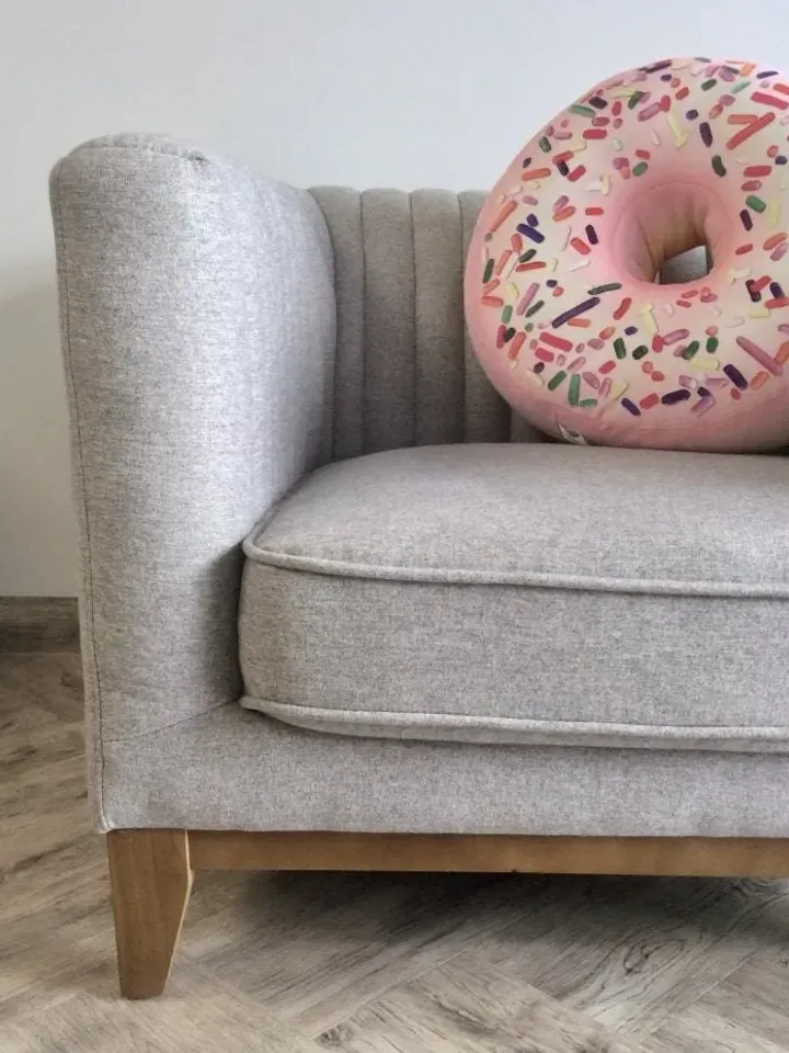 big pink Donut Pillow / Doughnut pillow / Donut Cushion / Food Pillow / Donut pink / donut decoration