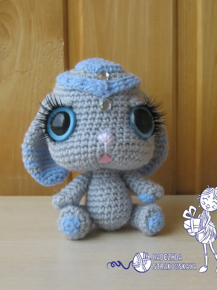 TUTORIAL: Kawaii style Bunny cute little crochet pattern*