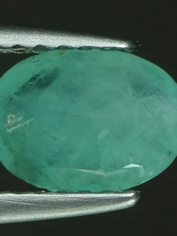 0.92 CT AAA Fabulous 100% Natural Transparent Bluish Green Grandidierite Oval