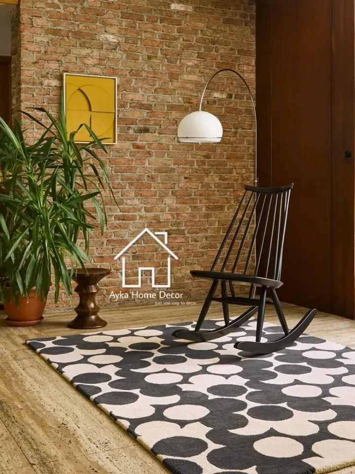 Ayka HandMade Tufted 100% Fine wool Trending carpets and rugs for Living Room and for kids room / Hall Rug / Christmas Gift / Office Rug