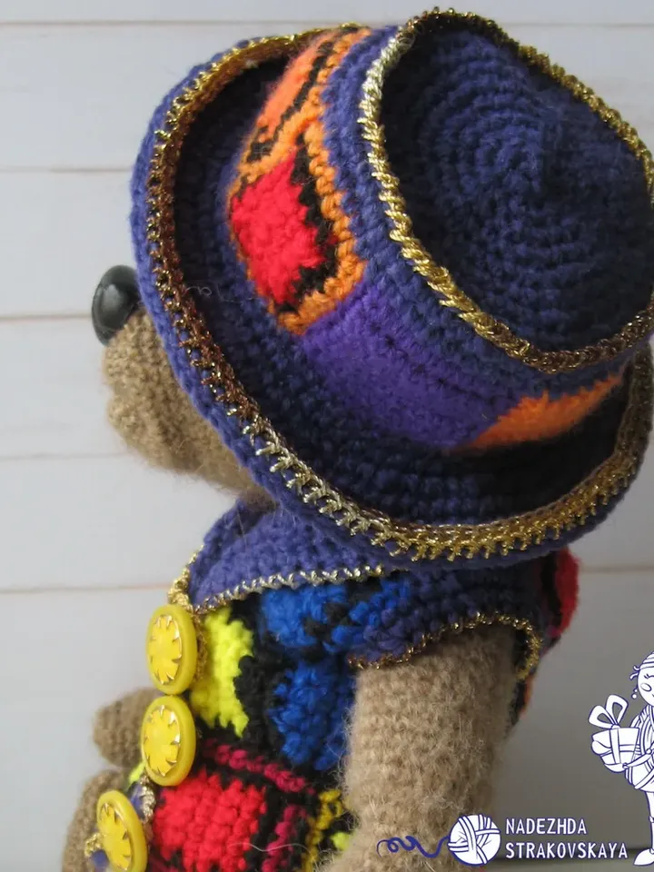 TUTORIAL: Bear MONICA crochet pattern 2 in 1 set