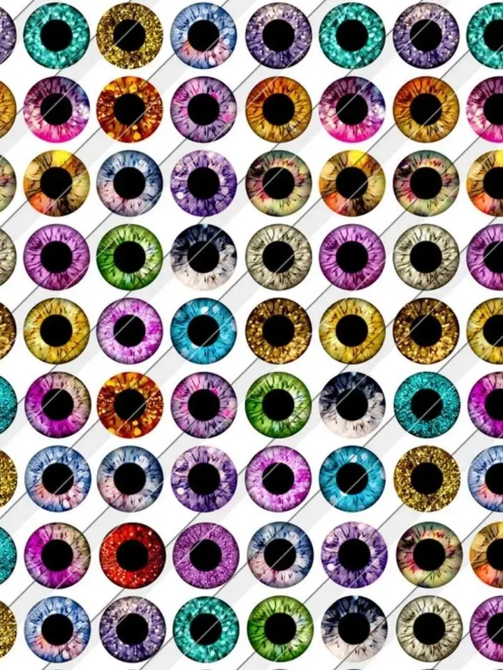 Doll Eyes, Realistic Irises Download, Digital eyes Collage, Sheets Printable, Realistic Eyes , Blythe Doll Eyes